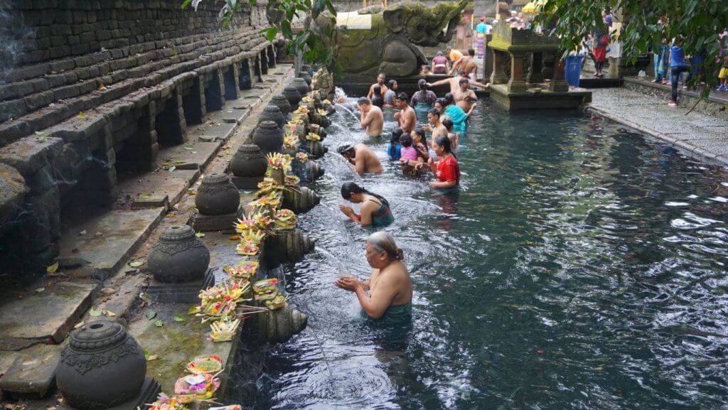 Holy spring temple Bali