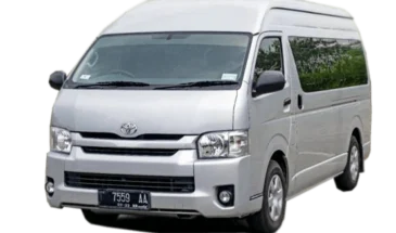 Fullday hiace rental with driver