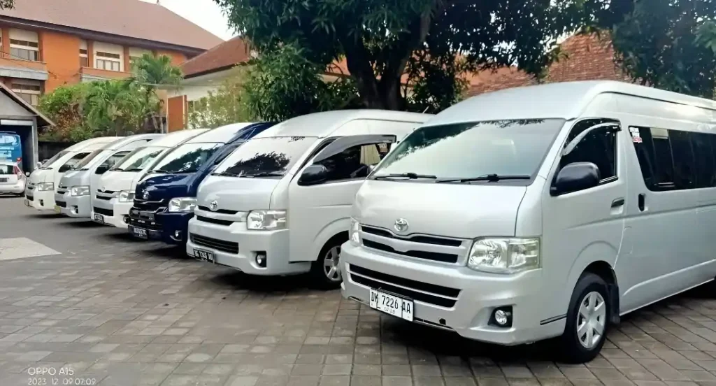 Bali Hiace Rental Price from Gede Bali Transport