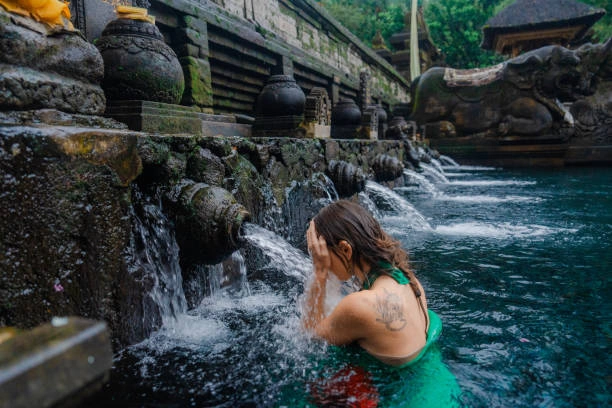 Melukat Water Purification Ritual In Tirta Empul Temple