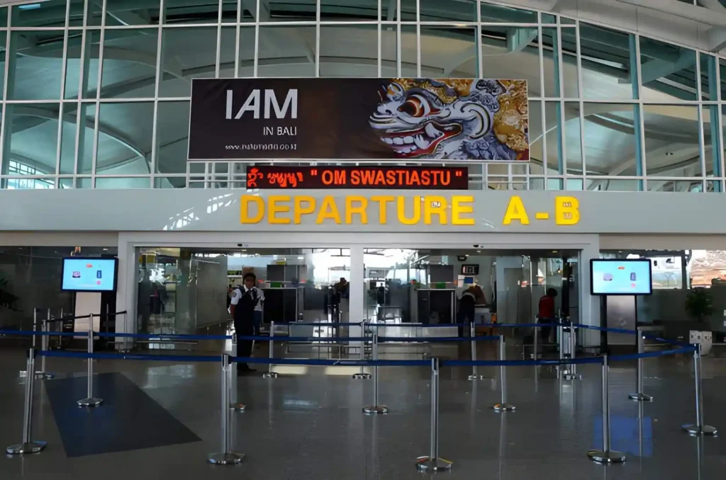 Bali Airport Departure Gate