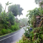 Bali Road Conditions in Rainy Season