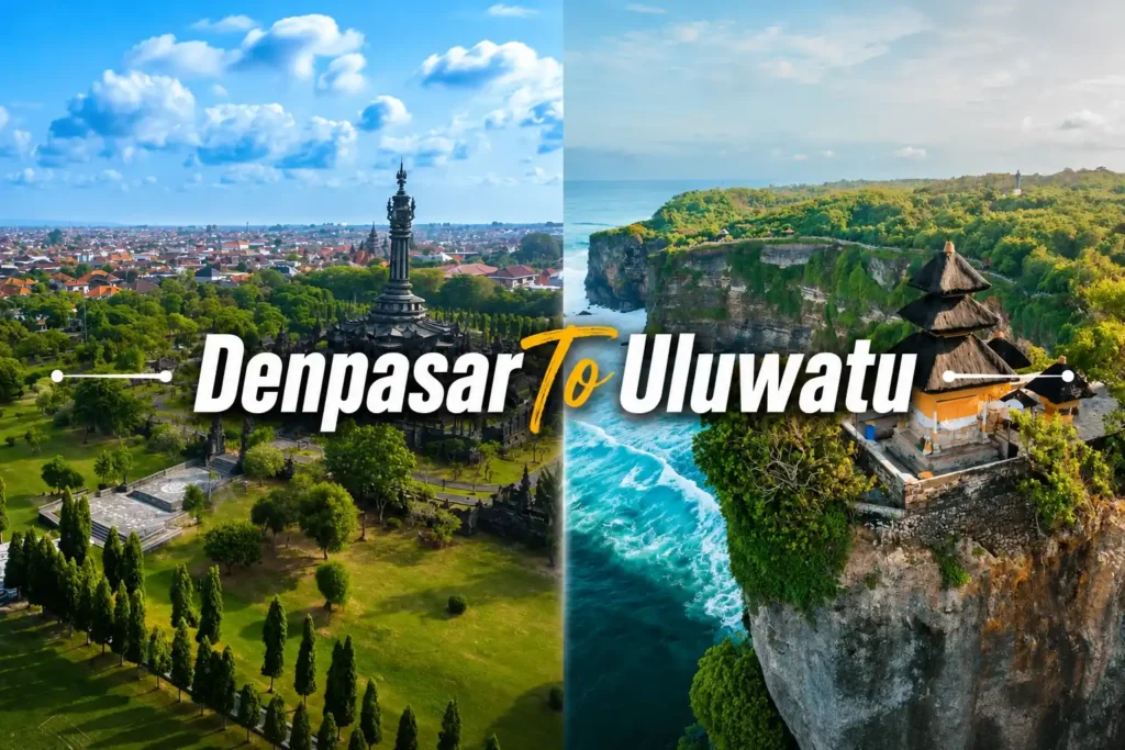 Denpasar to Uluwatu Distance, Time & Best Ways to Go