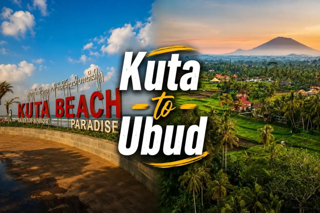 How to get from kuta to ubud