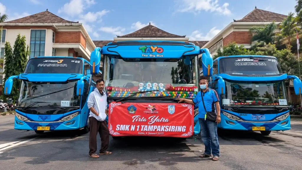 Bali School Trip Bus Rental Rates, Vehicles & Booking