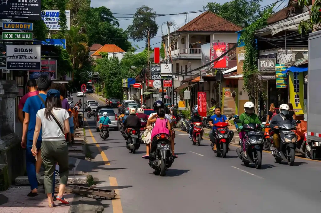 Bali long weekend traffic
