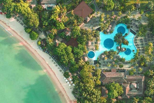 melia bali from top